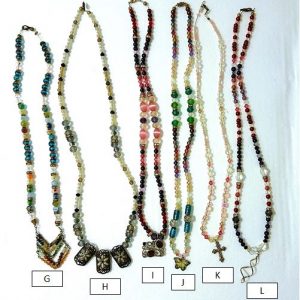 Beaded Necklaces - Medium (G-L)