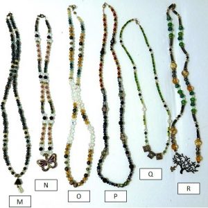 Beaded Necklaces - Medium (M-R)